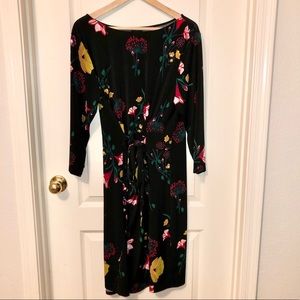 Classic Tie Front Career Dress